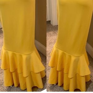 Yellow Maxi Skirt